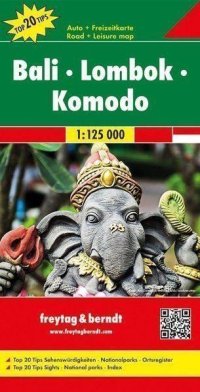 AK 221 Bali, Lombok, Komodo 1:125 000 / automapa - VÝPRODEJ