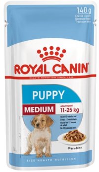 Royal Canin - Canine kaps. Medium Puppy 140 g - VÝPRODEJ