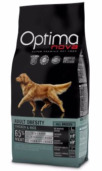 OPTIMAnova Dog Obesity Chicken &amp; Rice 12 kg - VÝPRODEJ