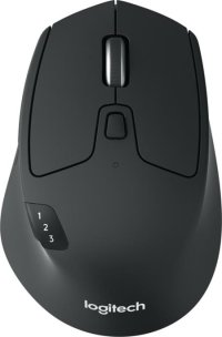 Logitech M720 Triathlon, optická myš, bezdrátová, 8 tlačítek, 1000dpi - černá - VÝPRODEJ