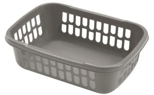 Plastový košík HEIDRUN 36x27x10,5cm MIX barev - VÝPRODEJ