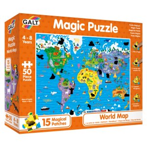Magické puzzle - Mapa světa - VÝPRODEJ