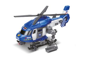 Vrtulník policejní s efekty 29 cm - VÝPRODEJ