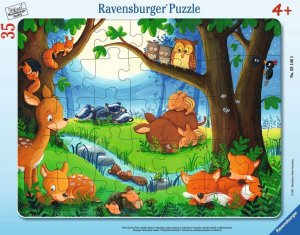 RAVENSBURGER Puzzle Když jdou všichni spát 35 dílků - VÝPRODEJ