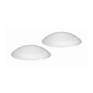 Zarážka dveřní, Ø 40 mm, transparentní, 2 ks - VÝPRODEJ