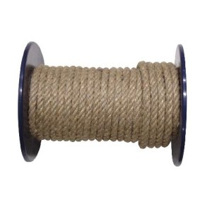 Šňůra přírodní 4mm stáčená s PP (100m) - VÝPRODEJ