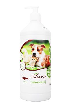 NATURECA Lososový olej 100% 1000ml - VÝPRODEJ