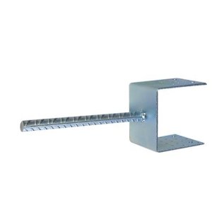 Patka kotvící do země 14-02 80x80mm KOV/P PROFI - VÝPRODEJ