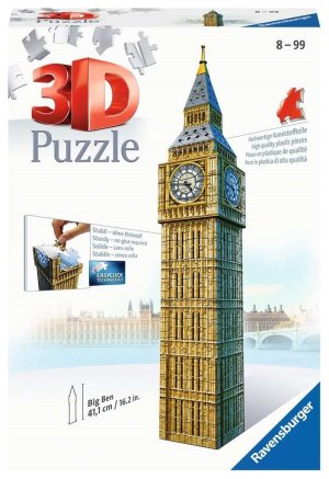 RAVENSBURGER 3D puzzle Big Ben, Londýn 216 dílků - VÝPRODEJ