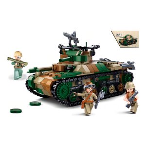 Sluban WWII M38-B1107 Japonský střední tank Typ 97 2v1 - VÝPRODEJ