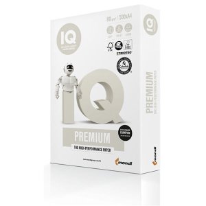Papír IQ Premium, A4, 80g/m2, 500 listů - VÝPRODEJ