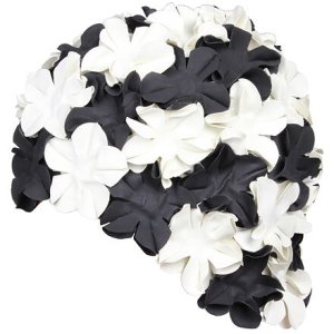 Bloom koupací čepice černá-bílá varianta 26450 - VÝPRODEJ