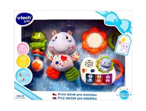 Vtech První dárek pro miminko (CZ) - modrý - VÝPRODEJ