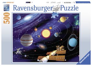 RAVENSBURGER Puzzle Sluneční soustava 500 dílků - VÝPRODEJ