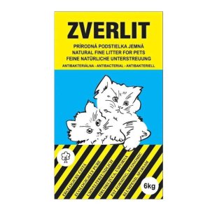 ZVERLIT modrý jemná Podestýlka kočka 6kg - VÝPRODEJ