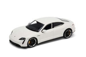 Welly Porsche Taycan Turbo S 1:24 krémový - VÝPRODEJ