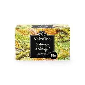 Velta Tea Bylinný čaj VeltaTea - zázvor s citrusy, bio, 20 x 2 g - VÝPRODEJ