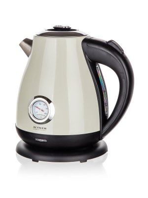 Konvice rychlovarná EBBA 1,7l nerez ČER/BÍ 1850-2200W - VÝPRODEJ