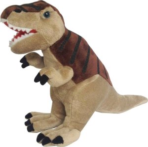 Tyrannossurus Rex plyšák 30 cm hnědý - VÝPRODEJ