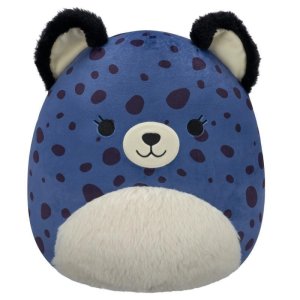 Squishmallows Modrý gepard s chlupatým bříškem Spotts 30 cm - VÝPRODEJ