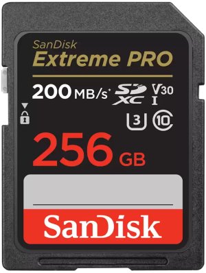 SanDisk Extreme PRO 256GB SDXC / UHS-I, Class 10, U3, V30 / up to 200MB/s & 140MB/s Read/Write / + 2 years RescuePRO - VÝPRODEJ