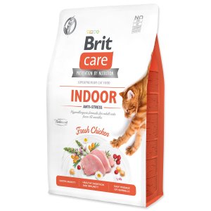 Krmivo Brit Care Cat Grain-Free Indoor Anti-stress 2kg - VÝPRODEJ