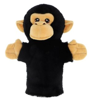 Keel Toys Keeleco plyšový maňásek na ruku eko 27 cm - Opice - VÝPRODEJ