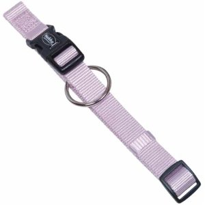 Obojek nylon classic 1x20-35cm Nobby sv.fial - VÝPRODEJ