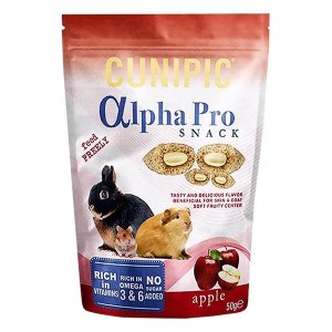 Cunipic Alpha Pro Snack Apple - jablko 50 g - VÝPRODEJ