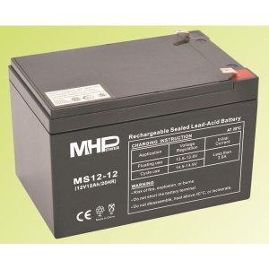 Pb akumulátor MHPower VRLA AGM 12V/12Ah (MS12-12) - VÝPRODEJ
