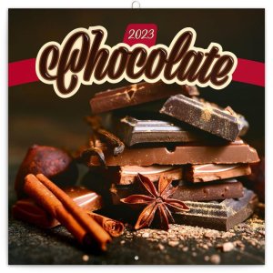 Kalendář 2023 poznámkový: Čokoláda, voňavý, 30 × 30 cm - VÝPRODEJ