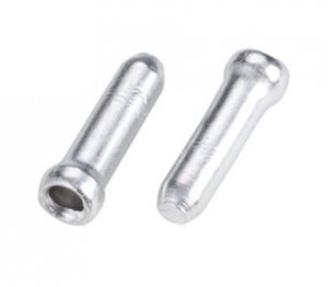 Koncovka lanka BBB CableStop stříbrná 40ks - VÝPRODEJ