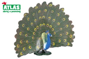 E - Figurka Páv 12 cm - VÝPRODEJ