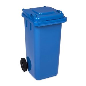 popelnice 120l modrá plastová - VÝPRODEJ