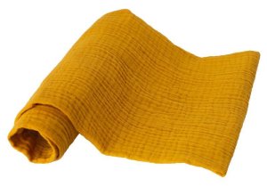 BABYMATEX Plena bavlněná Muslin 3 ks hořčičná 70x80 cm - VÝPRODEJ