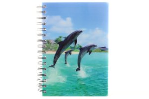 Zápisník Delfín 3D - VÝPRODEJ