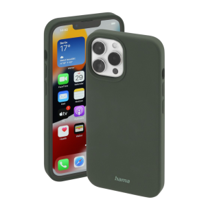 Hama MagCase Finest Feel PRO, kryt pro Apple iPhone 13 Pro, zelený - VÝPRODEJ