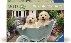 RAVENSBURGER Puzzle Zlatí retrívři 200 dílků - VÝPRODEJ