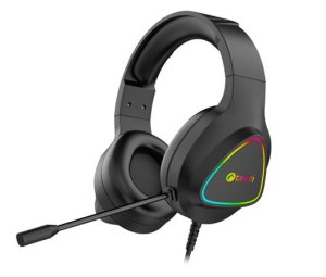 C-TECH herní sluchátka s mikrofonem Midas (GHS-17), casual gaming, RGB podsvícení,3,5mm jack+USB(pods.) černá - VÝPRODEJ