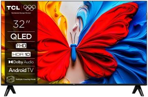TCL 32S5K SMART TV 32" QLED/FHD/Direct LED/2xHDMI/1xUSB/LAN/Android - VÝPRODEJ