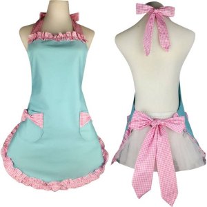 Kuchyňská zástěra pastelová - Cakesicq - VÝPRODEJ