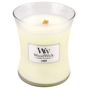 Vonná svíčka váza Linen 275 g - VÝPRODEJ