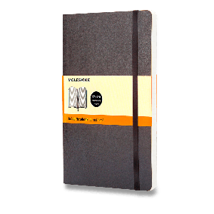 Zápisník Moleskine - tvrdé desky, L, linkovaný - černý - VÝPRODEJ