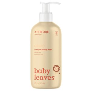 Dětské tělové mýdlo a šampon s vůní hruškové šťávy Baby Leaves (Shampoo & Body Wash) 473 ml - VÝPRODEJ