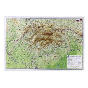 Podložka na stůl - mapa SR - VÝPRODEJ