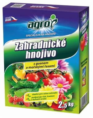 Hnojivo Agro zahradnické 2.5kg - VÝPRODEJ