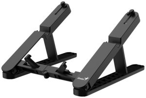 Genius G-Stand M200, Podstavec, pro notebook/tablet/telefon 10–17", nastavitelný, skládací, nosnost 10kg, černý - VÝPRODEJ