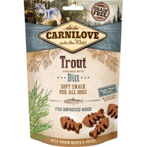 Carnilove Dog Semi Moist Snack Trout enriched with Dill 200 g - VÝPRODEJ