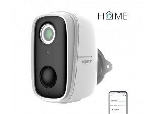 iGET HOME Camera CS9 Battery - Bezdrátová samostatná bateriová venkovní/vnitřní IP FullHD kamera, Wi-Fi, IP65, PIR - VÝPRODEJ