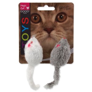 Hračka Magic Cat myšky chrastící s catnip 11cm 2ks - VÝPRODEJ